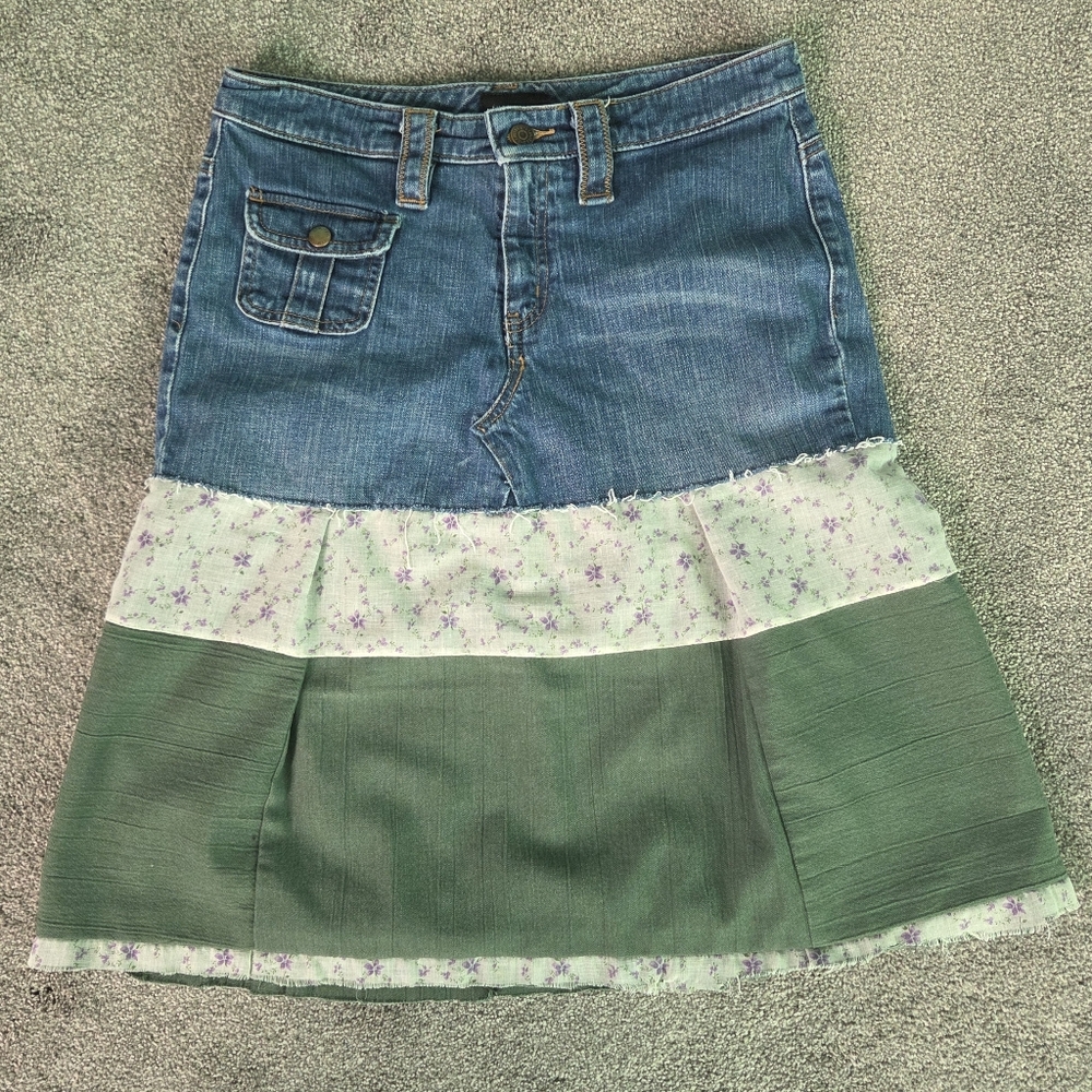 The Limited Jean Skirt
